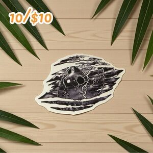 Jason Mask Storm Scene Sticker – 3” Matte